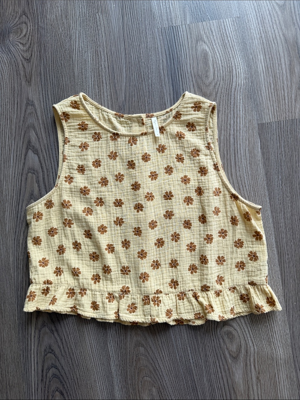 Rylee + Cru Women’s Lemon Daisies Oceanside Top - Small